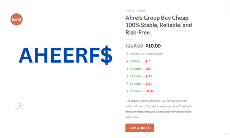 Ahrefs Group Buy: Affordable Access to Premium SEO Tools for Just $10