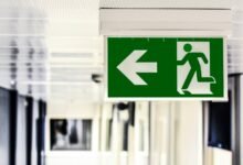 exit sign mat guide